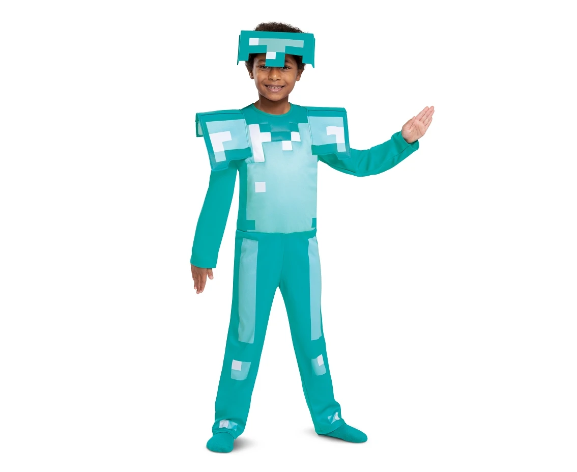 Strój Armor Fancy - Minecraft (licencja), rozm. S (4-6 lat)