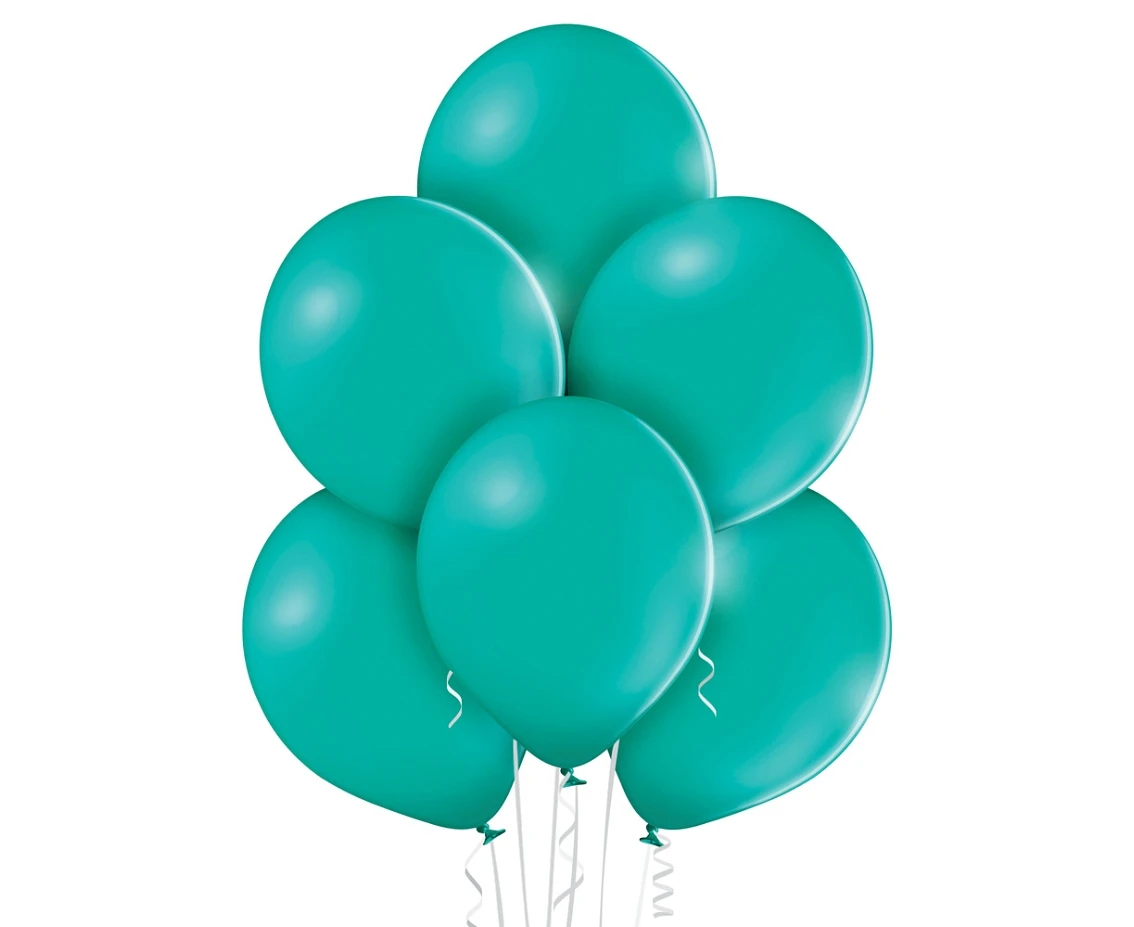 Balony Belbal 12", B105-013, (pastel turquoise) pastel turkusowe, 100szt.