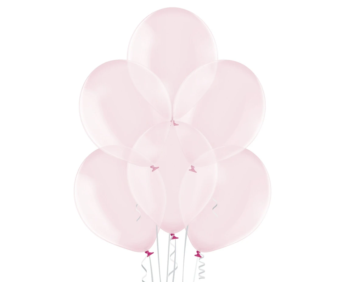 Balony Belbal 12", B105-044, (crystal soap pink) crystal różowe, 100 szt.