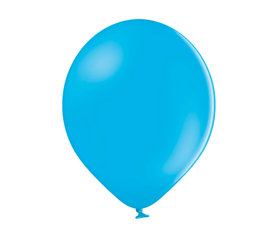Balony Belbal 12", B105-445, (pastel cyan) pastel cyjanowe, 100szt.