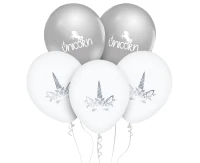 Balony Jednorożec, 12"/ 5 szt.