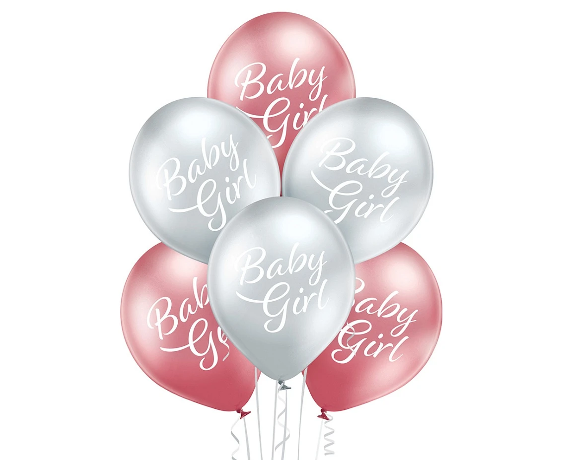Balony Belbal 12", D11, dziewczynka, 6szt.