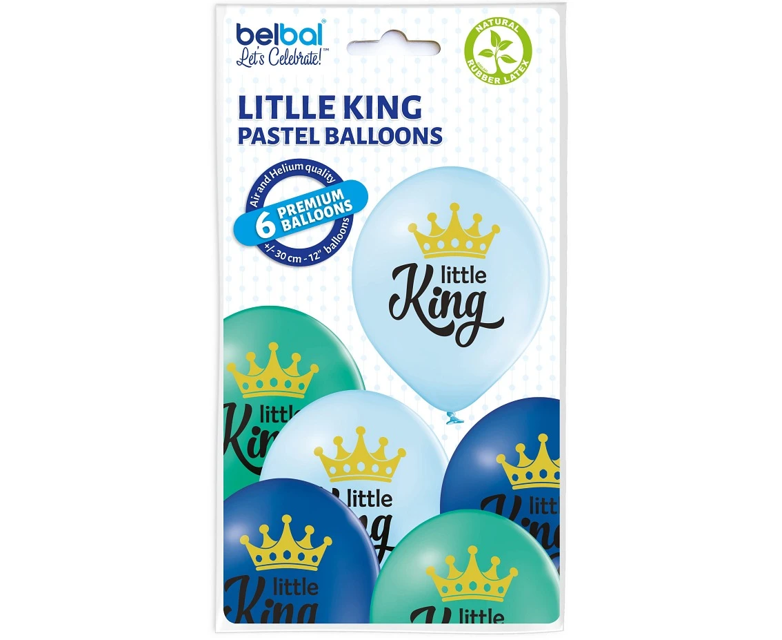 Balony Belbal 12", D11, mały król, 6szt. KK