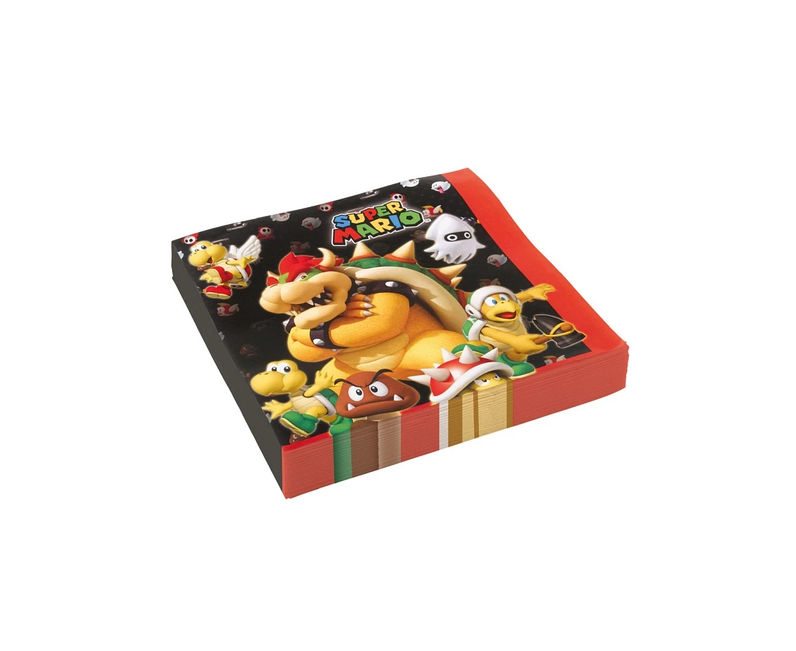 Serwetki papierowe Super Mario 33x33 cm, 20 szt. KK
