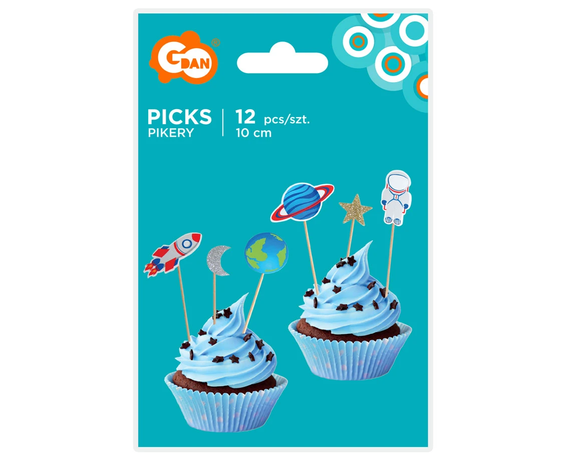 Pikery Kosmos, 12 szt.