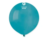 Balony Gemar 19", pastel turkusowoniebieskie, 50szt. KK