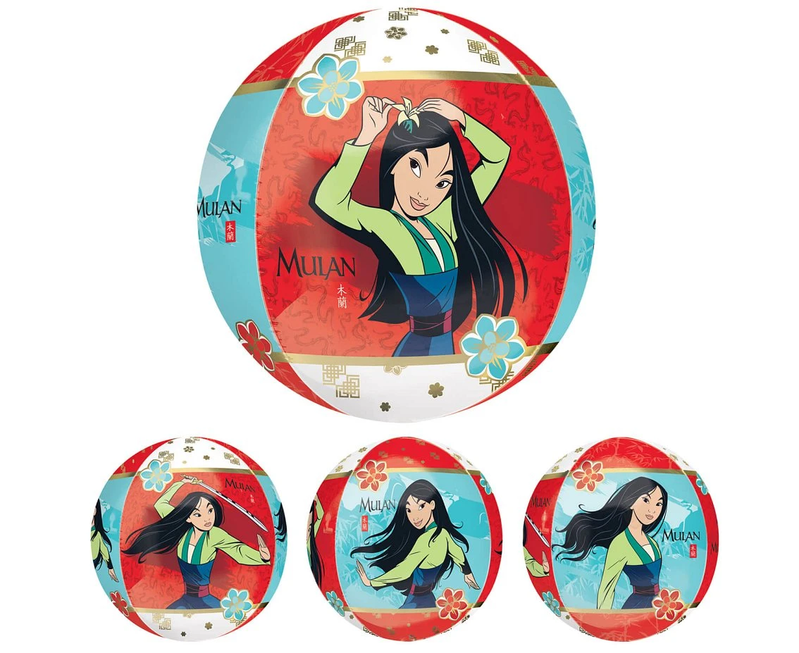 Balon foliowy ORBZ - Mulan, 38x40 cm, zapakowany KK