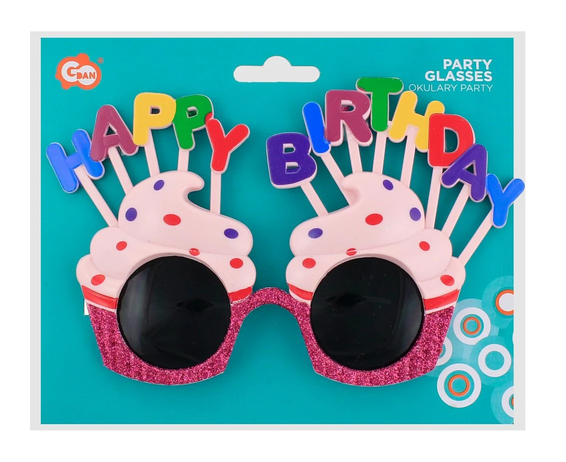 Okulary Muffinki Happy Birthday KK