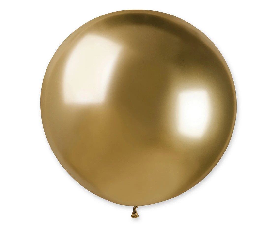Balony Gemar, kula shiny 0,80m złota, 1szt.