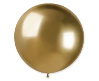 Balony Gemar, kula shiny 0,80m złota, 1szt.