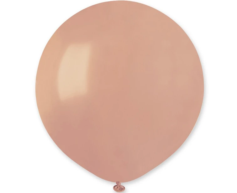 Balony Gemar 19", pastel przygaszone różowe, 50szt.KK
