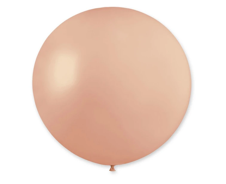 Balony Gemar, pastel kula 0.80m przygaszona różowa, 1szt. KK