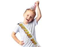 Szarfa urodzinowa Birthday Boy Bohater, rozm. 10 x 150 cm