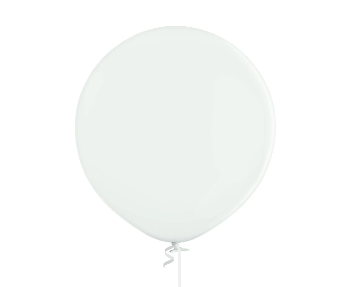 Balony Belbal 5", D5-002, (pastel white) pastel białe, 100szt.