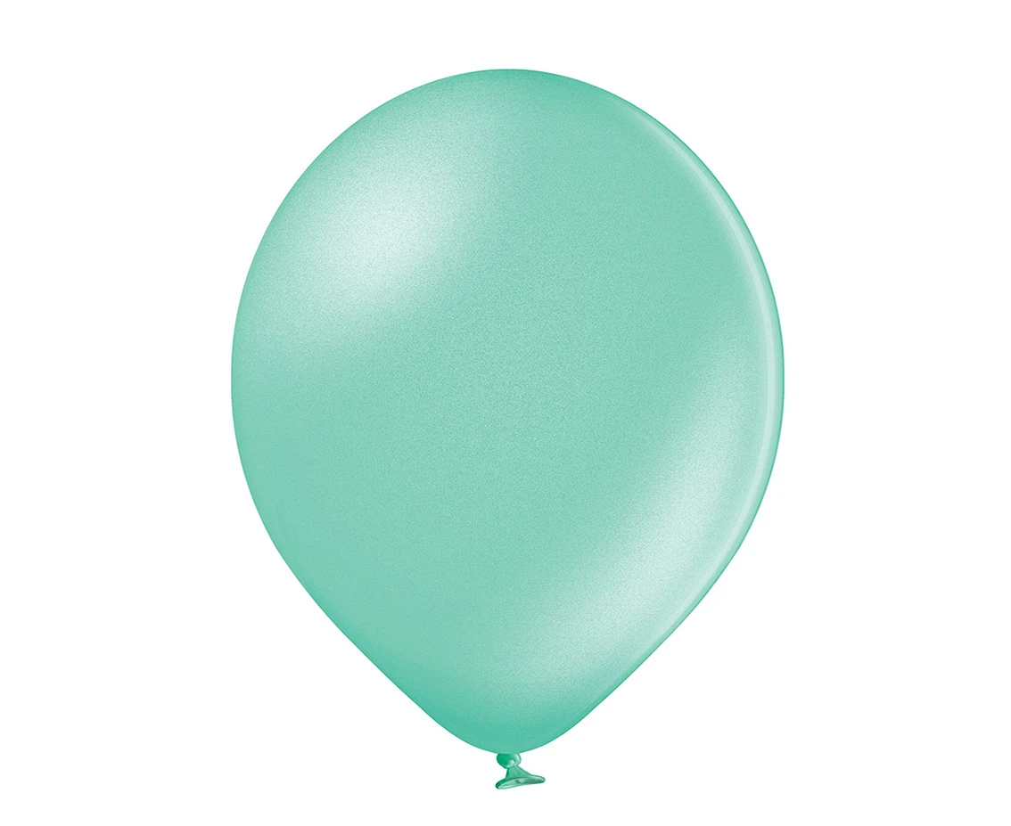 Balony Belbal 12", B105-074, (metallic light green) metalik jasnozielone, 100szt. KK