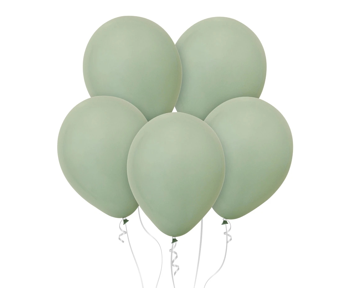 Balony B&C 12", pastel szaro-zielone, 50szt.