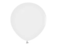 Balony B&C 5", pastel białe, 20szt.