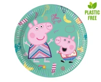 Talerzyki pap. Peppa Pig, next generation, 20 cm, 8 szt. (plastic-free) KK
