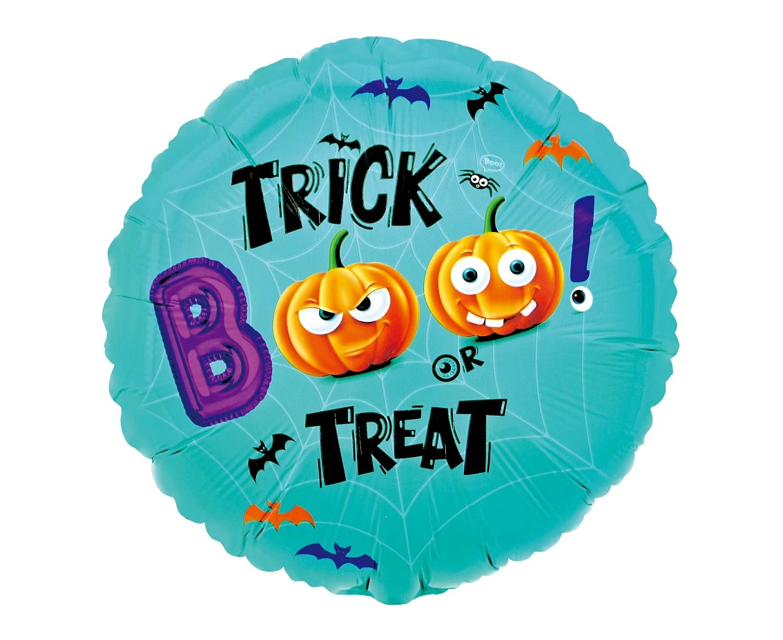 Balon foliowy 18" BOO! (Trick or Treat) KK