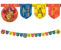 Banner Harry Potter Hogwarts Houses - Happy Birthday KK