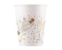 Kubeczki papierowe (WM) Sparkling Celebration 200ml, 8 szt. (SUP label)