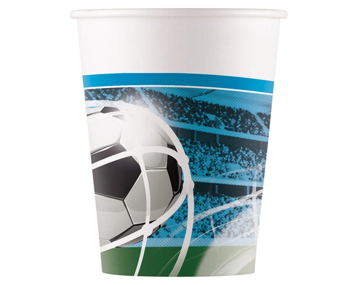 Kubeczki papierowe (WM) Soccer Fans, 200 ml, 8 szt. (papier FSC)