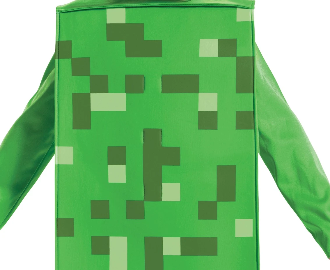 Strój Creeper Fancy - Minecraft (licencja), rozm. S (4-6 lat)