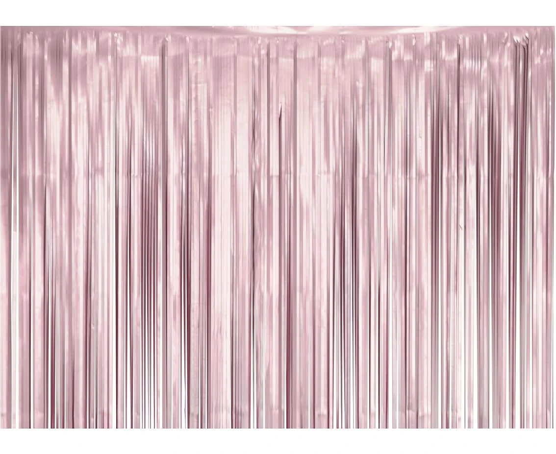 Kurtyna matowa B&C różowa, 100x200 cm
