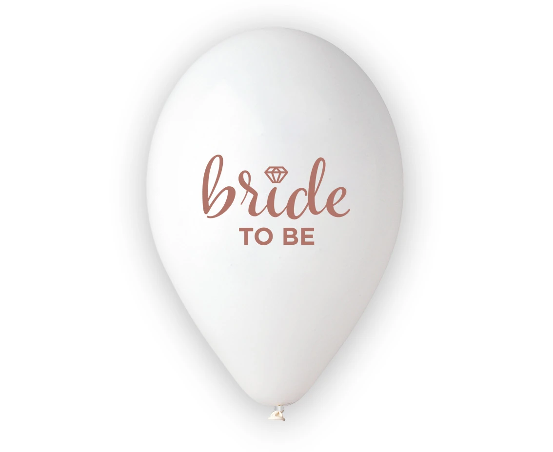 Balony Gemar 13", pastel premium hel bride to be, 5szt.