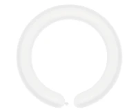 Balony Gemar, rurki włoskie transparentne, 100szt.