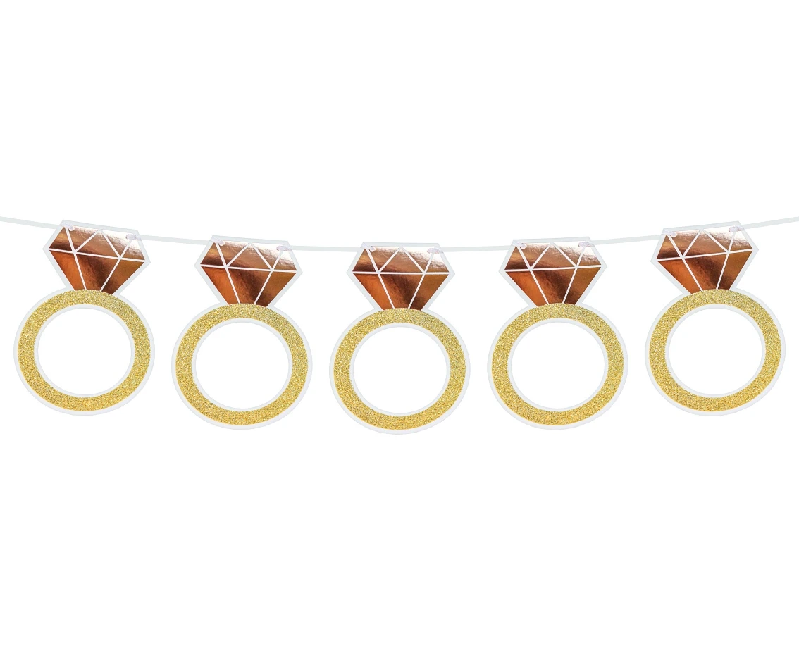 Girlanda papierowa Pierścionek, 160 cm KK