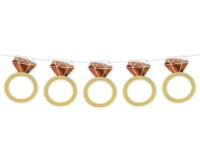 Girlanda papierowa Pierścionek, 160 cm KK