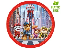 Talerzyki papierowe Paw Patrol: The Movie (Nickelodeon) next generation, 23cm, 8 szt. (plastic-free)