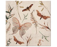 Serwetki papierowe We Care Moths 33x33 cm/ 20 szt.