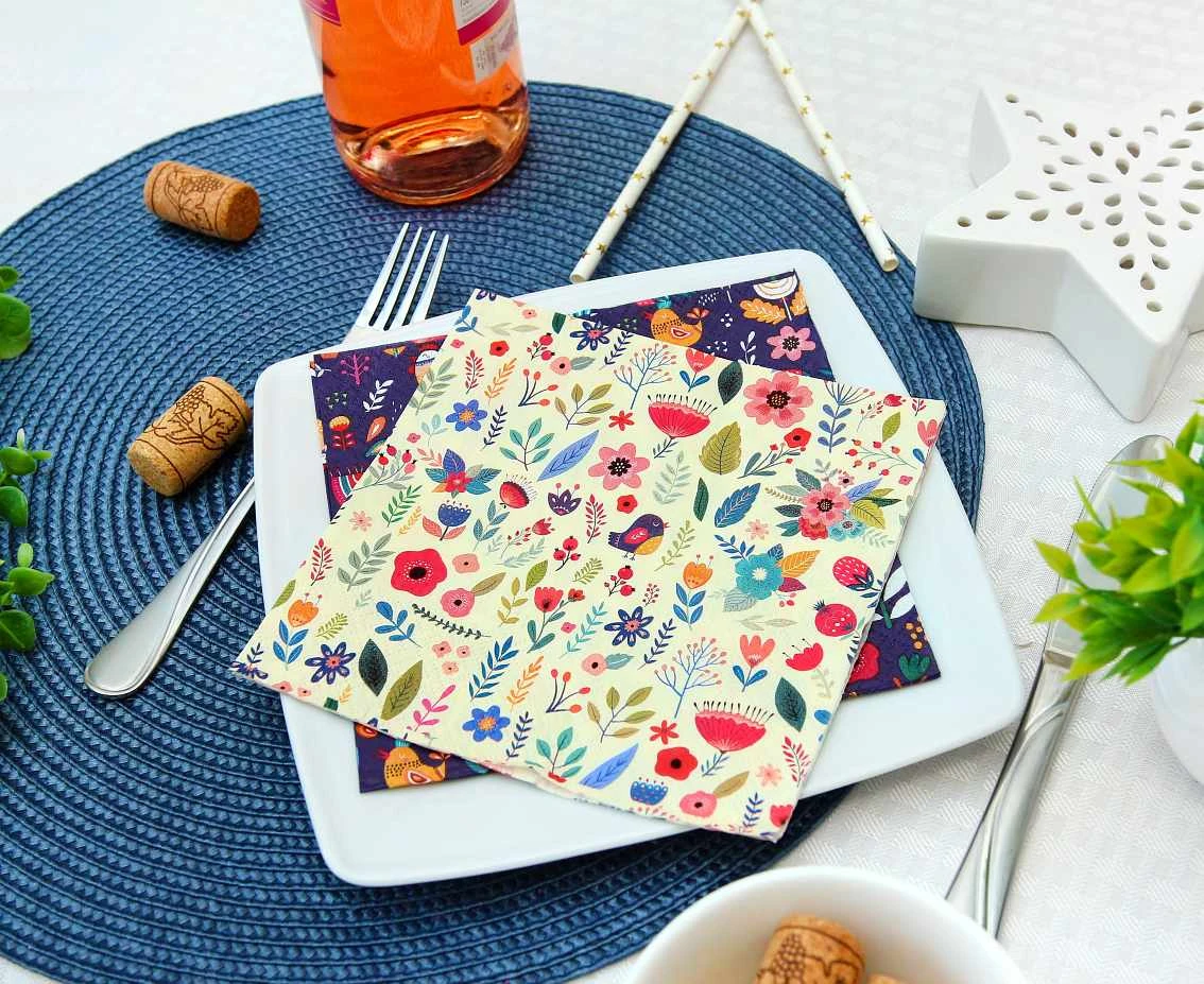Serwetki Kolekcja Summer - Have fun (light), certyfikat FSC, 33x33 cm/ 20 szt. KK