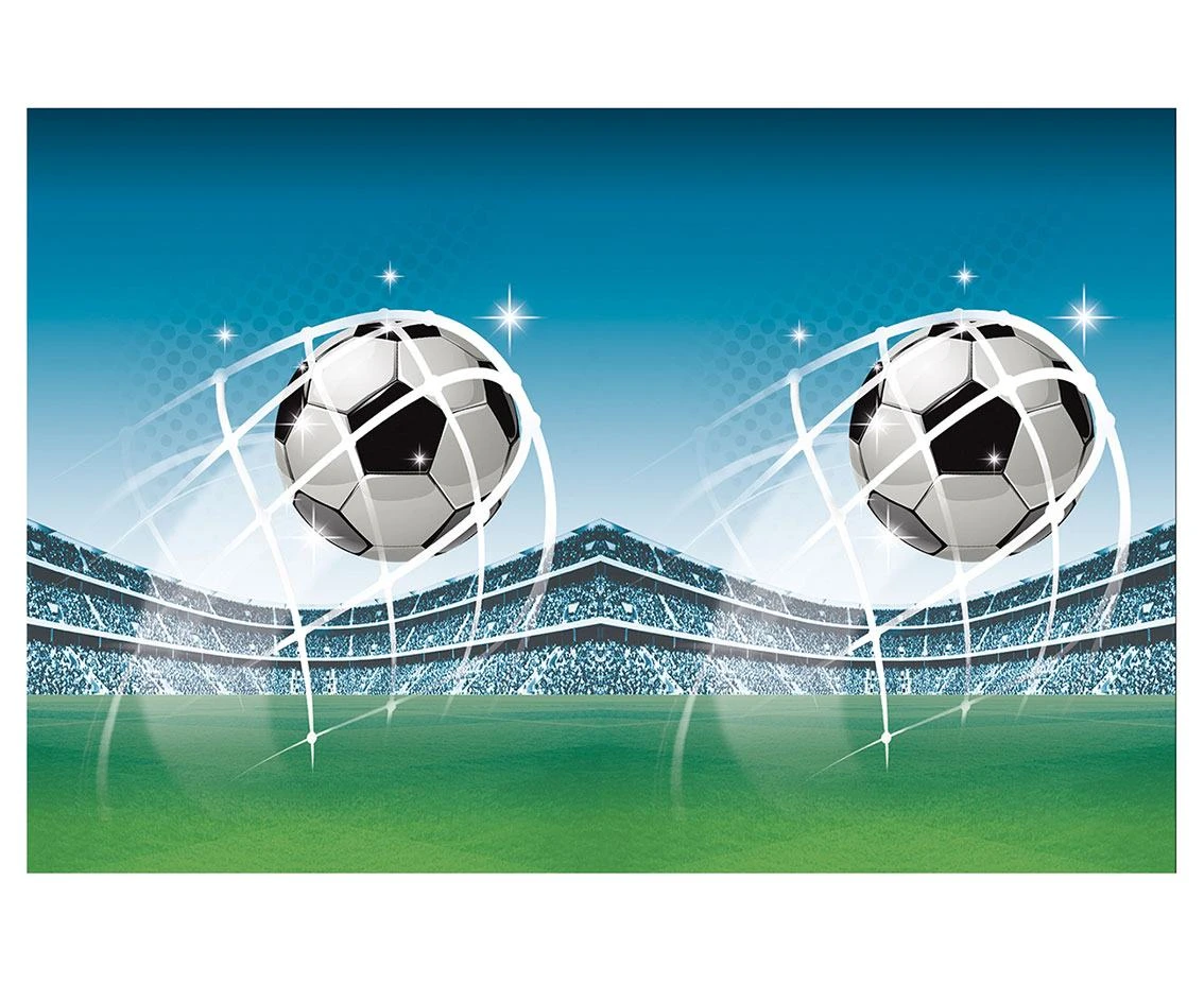 Obrus plastikowy Soccer Fans, 120x180 cm