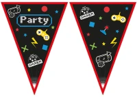 Banner Gaming Party, flagi (papier FSC) KK
