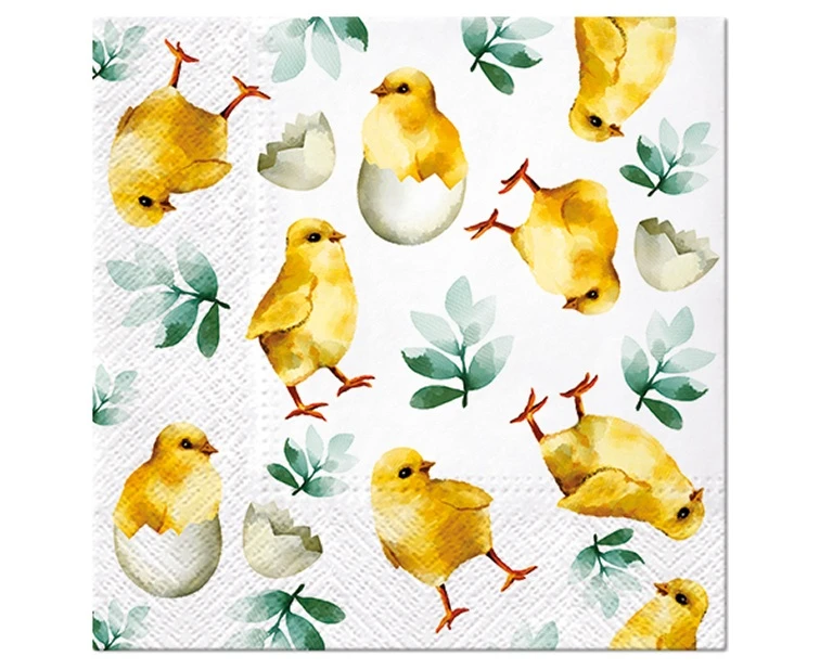 Serwetki papierowe Chicken in Eggs 33x33 cm / 20 szt.