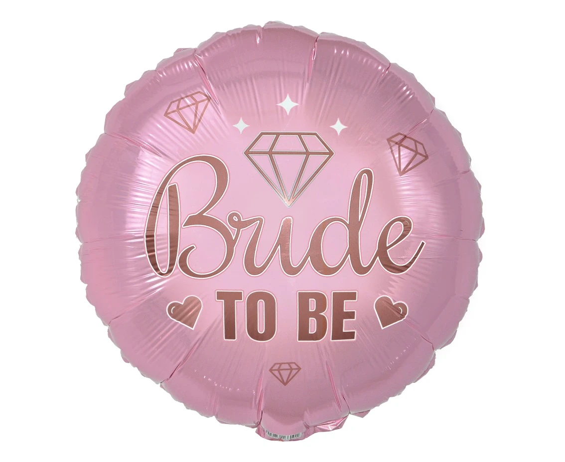 Balon foliowy Bride To Be (różowy), 18 cali KK