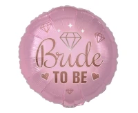Balon foliowy Bride To Be (różowy), 18 cali KK