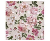 Serwetki papierowe Roses Glory (cream) 33x33 cm / 20 szt.