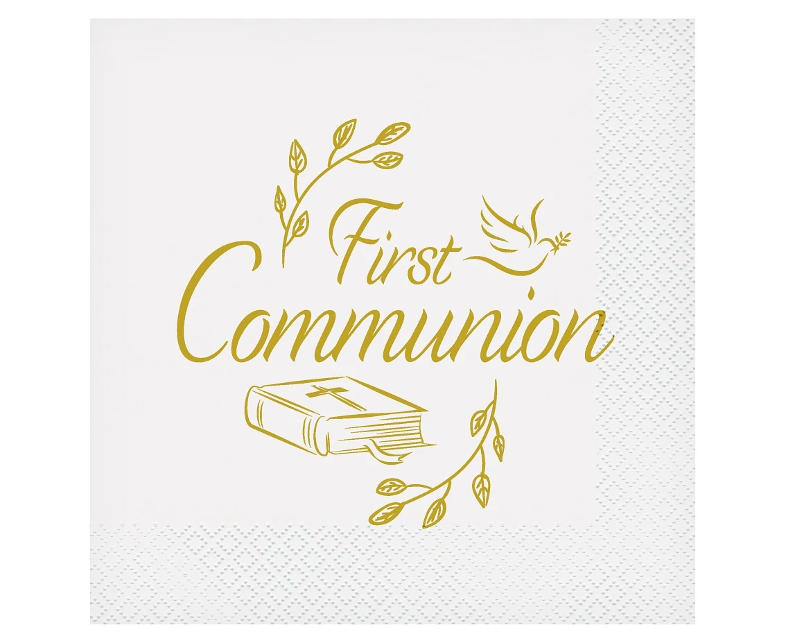 Serwetki First Communion, certyfikat FSC, 33x33 cm/ 20 szt.