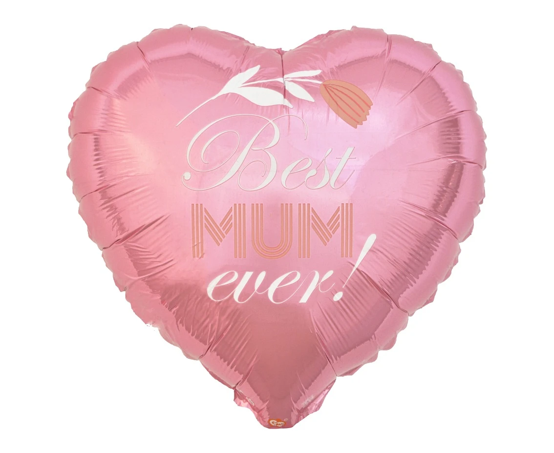 Balon foliowy Best Mum Ever, 18" KK