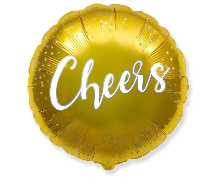 Balon foliowy 18" FX - Cheers KK, niepakowany