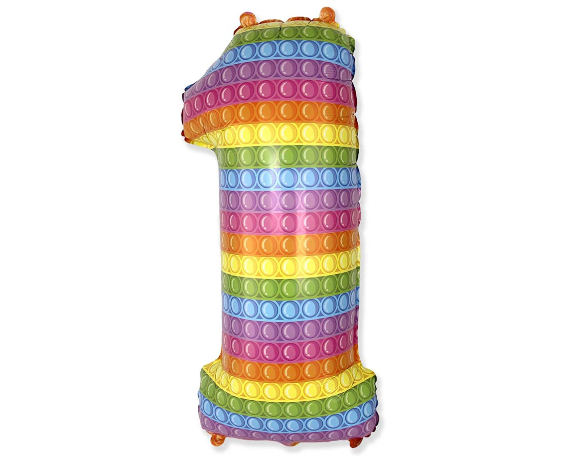 Balon foliowy FX - Number 1 POP IT 69" cm KK, niepakowany