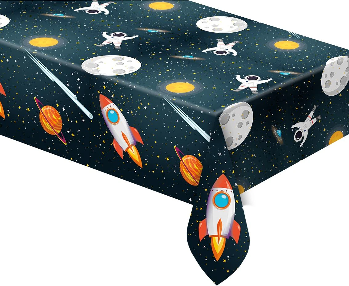 Obrus plastikowy Rocket Space, 120x180 cm KK