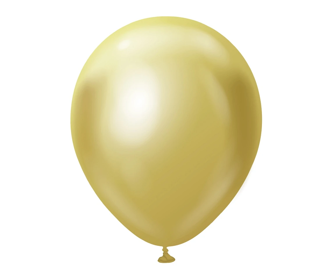 Balony B&C 10", platyna jasnozłote, 50szt.