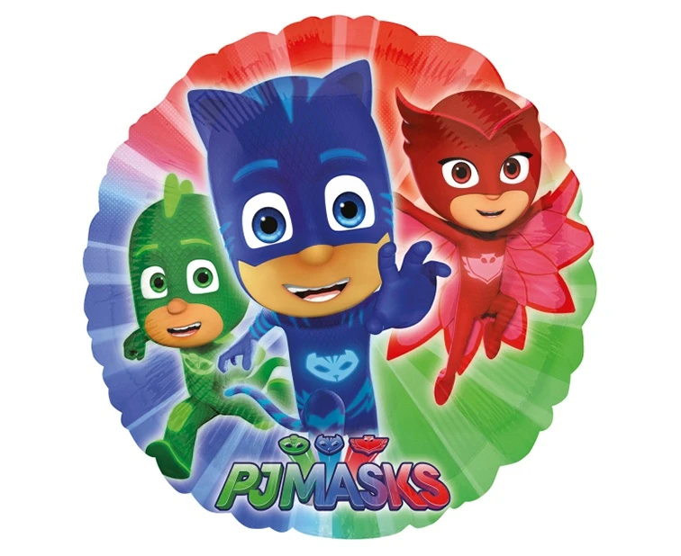 Balon foliowy 18'''' CIR - PJ Masks, zapakowany KK