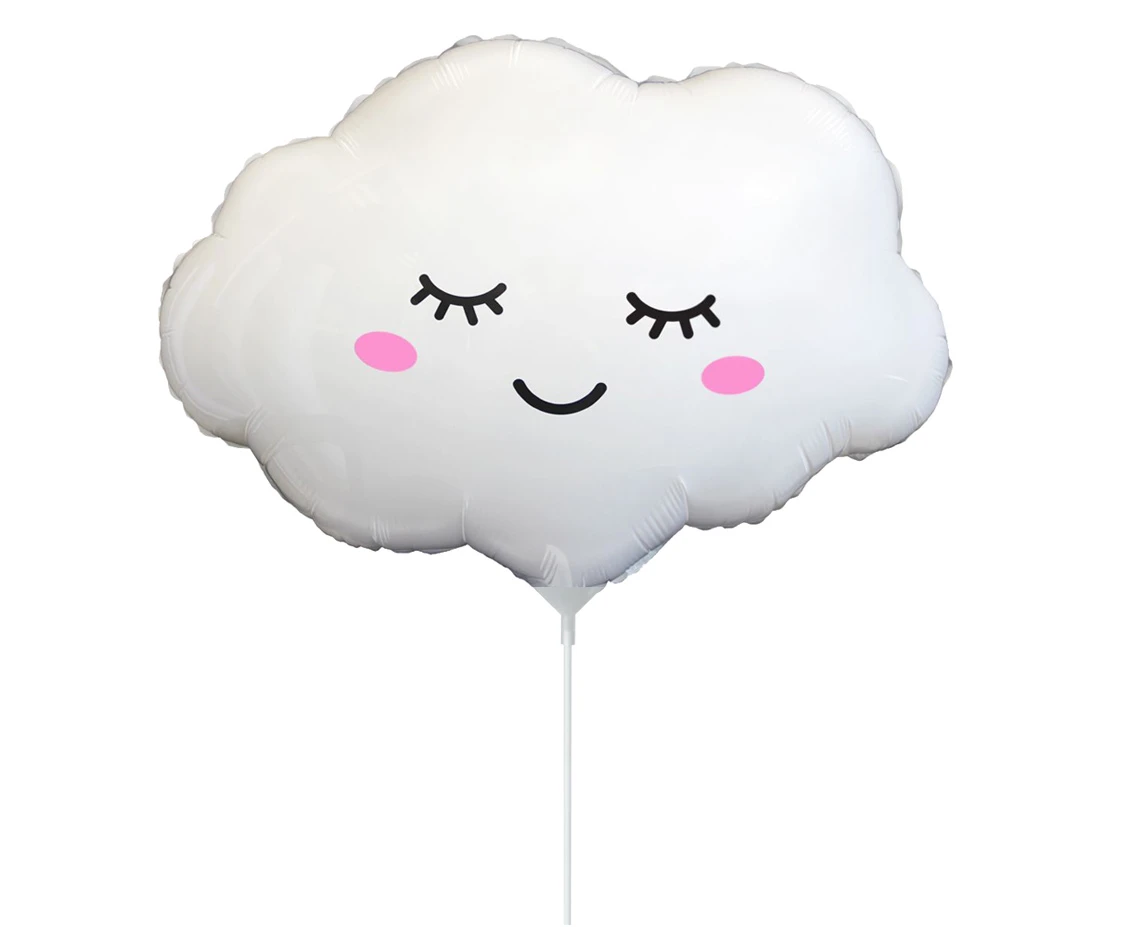Balon foliowy 14" FX - Chmurka (biała), niepakowany