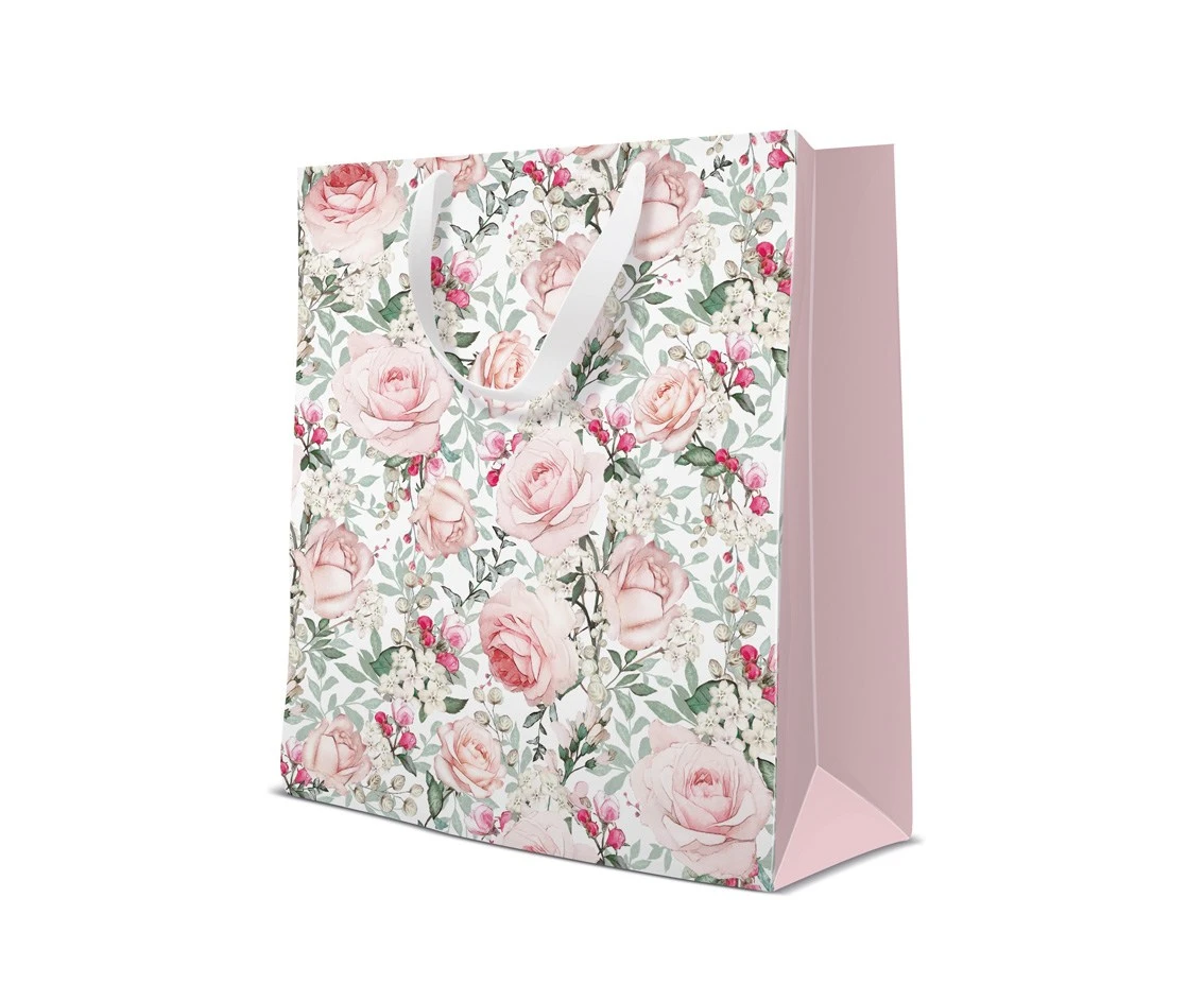 Torebka prezentowa Gorgeous Roses, 26,5 x 33,5 x 13 cm
